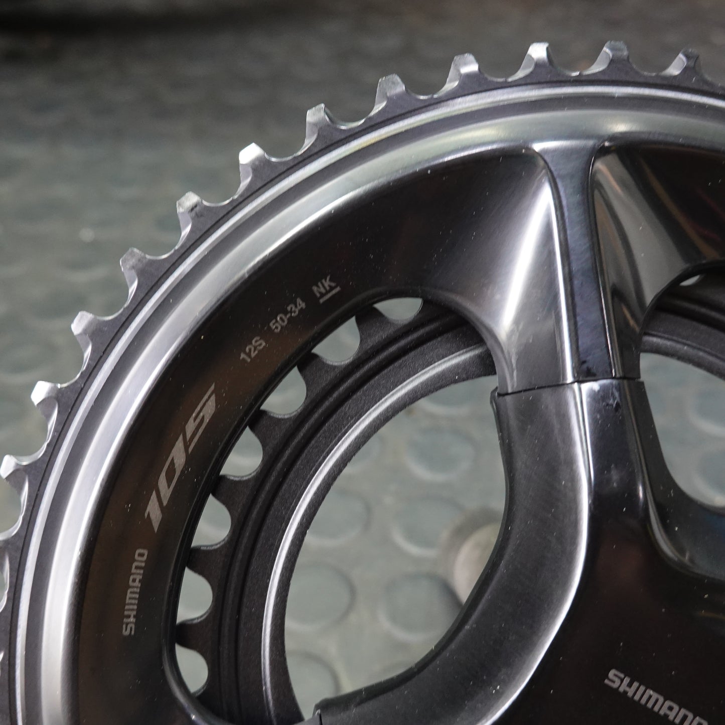 未使用 シマノ SHIMANO FC-R7100 165mm 50-34T 2×12速 クランクセット 105 12S 箱なし