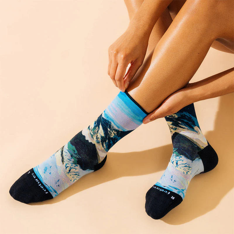 Feetures Light Cushion Mini Crew - Limited Edition - Landscape Collection rocky