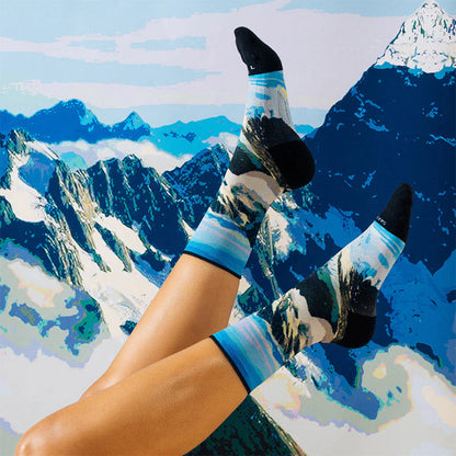 Feetures Light Cushion Mini Crew - Limited Edition - Landscape Collection rocky