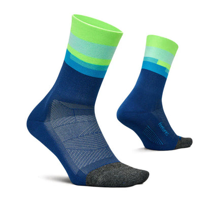 Feetures Elite Light Cushion Mini Crew surfboard blue