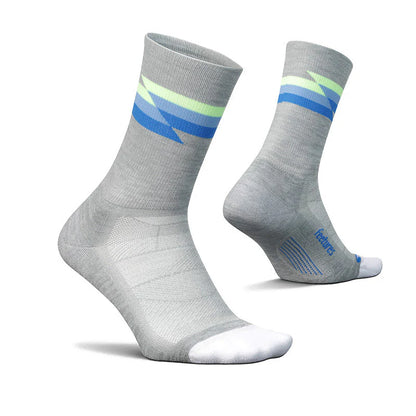 Feetures Elite Light Cushion Mini Crew Color Synthwave Gray