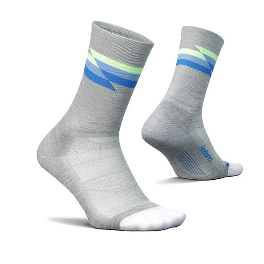 Feetures Elite Light Cushion Mini Crew Color Synthwave Gray