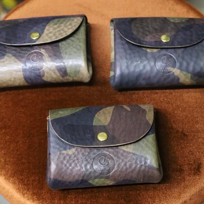 迷彩柄 sempre.leatherdesign カシメウォレット エレファントサイクル 別注モデル