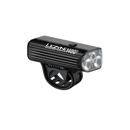 LEZYNE MACRO DRIVE 1400+ フロントライト 1400ルーメン USB-C充電 防水 IPX7 ロードバイク MTB 自転車 ライト レザイン