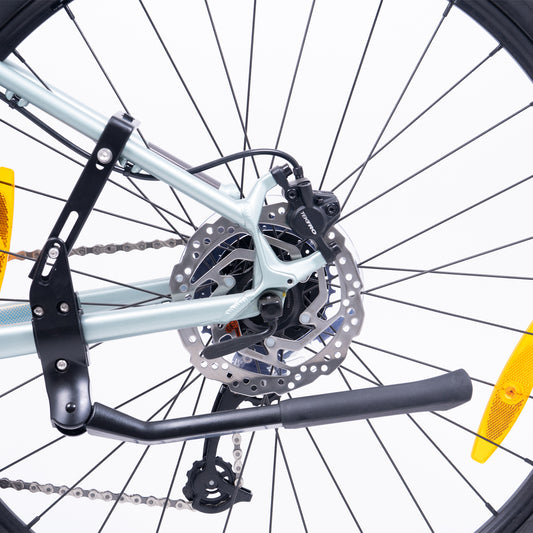 atran パルコ ユニ 26インチ-29インチ対応 サイドスタンド ディスクブレーキ対応 チェーンステーマウント付 ブラック カラテモンキー対応