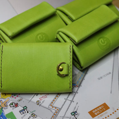 ロゴ付き sempre.leatherdesign コインケース “New Hippo" エレファントサイクル別注モデル