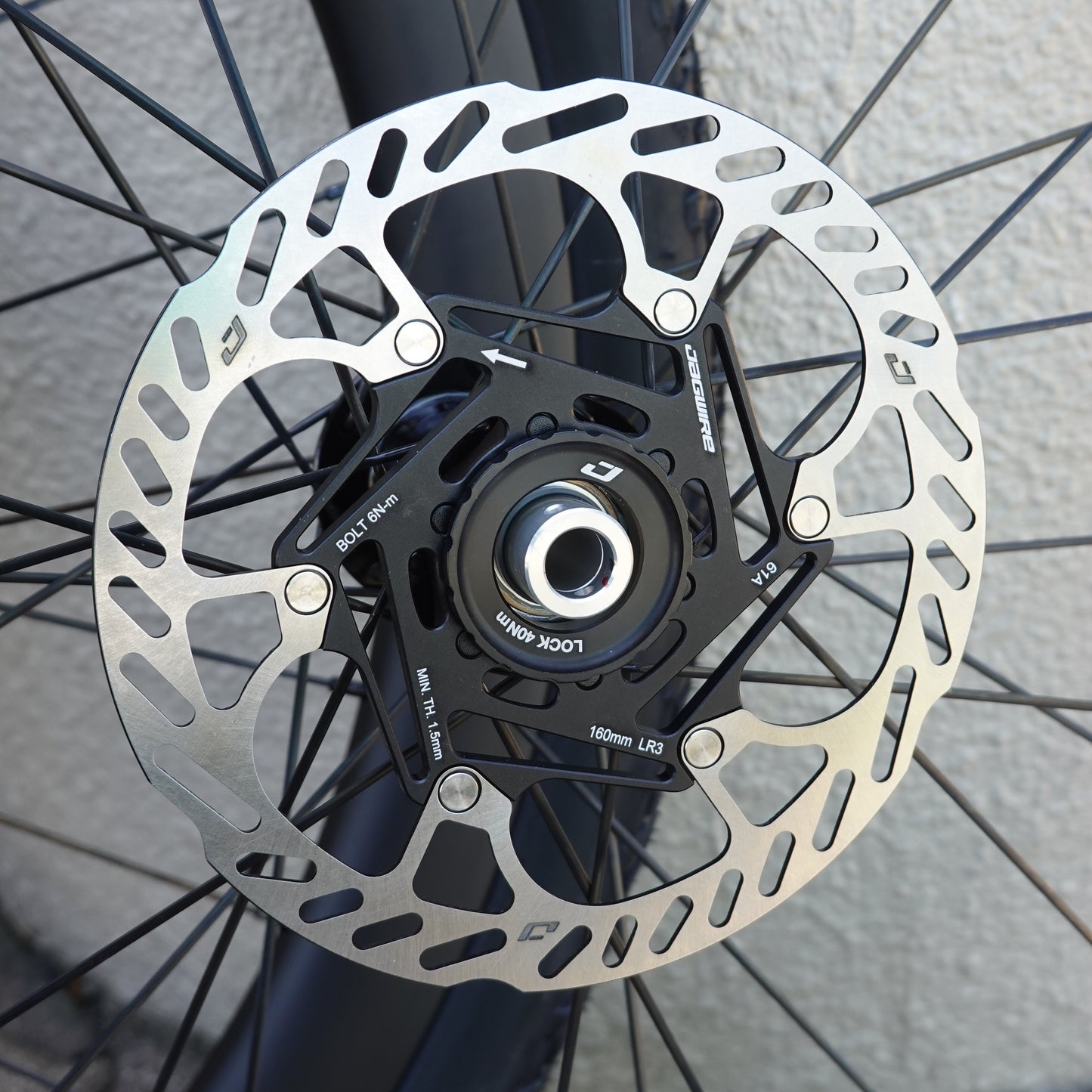 Jagwire ジャグワイヤー JGW PRO LR3 ディスクローター 160mm 6穴 センターロック 2ピース 軽量 ステンレス アルミ ロード MTB グラベル
