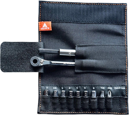 Granite Design Rocknroll Mini Ratchet Tool Kit BLACK