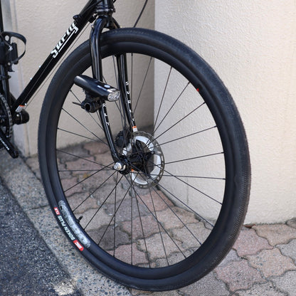 【オリジナルホイール】VELOCITY Aero / WHITE INDUSTRIES hub 前後ホイールセット