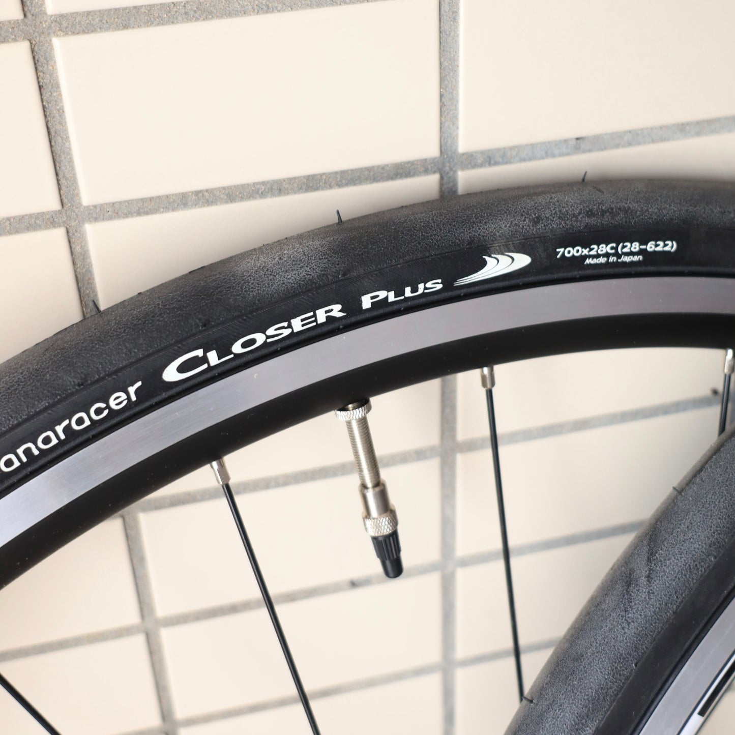 パナソニック完成車外し｜シマノ R501 ホイールセット前後（新品）｜700C リムブレーキ用｜タイヤ・チューブ付き即戦力セット