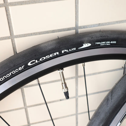 パナソニック完成車外し｜シマノ R501 ホイールセット前後（新品）｜700C リムブレーキ用｜タイヤ・チューブ付き即戦力セット