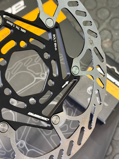 Jagwire ジャグワイヤー JGW PRO LR3 ディスクローター 160mm 6穴 センターロック 2ピース 軽量 ステンレス アルミ ロード MTB グラベル