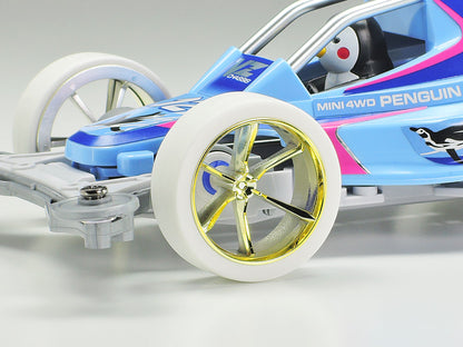 タミヤ ミニ四駆 ペンギン レーサー VZシャーシ 1/32 大径ローハイトタイヤ 95570 MINI 4WD PENGUIN RACER