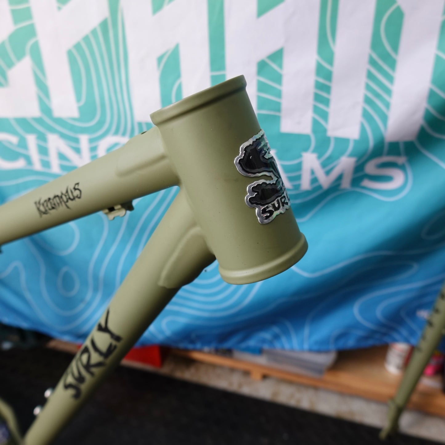 SURLY クランパス フレーム＆フォークセット 中古｜初代モデル｜再塗装済み MTB フレーム Mサイズ（適応身長170cm前後）