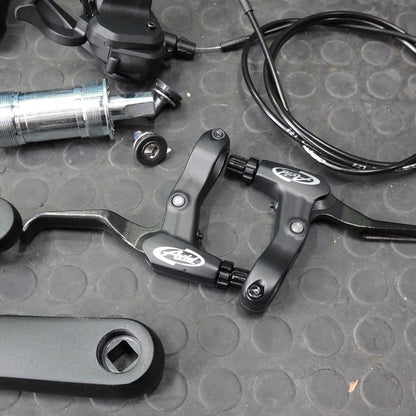 【サーリープリアンブル純正パーツ一式】完成車から取り外したお得なパーツセット販売｜Surly Preamble Flat Bar - Skyrim Blue