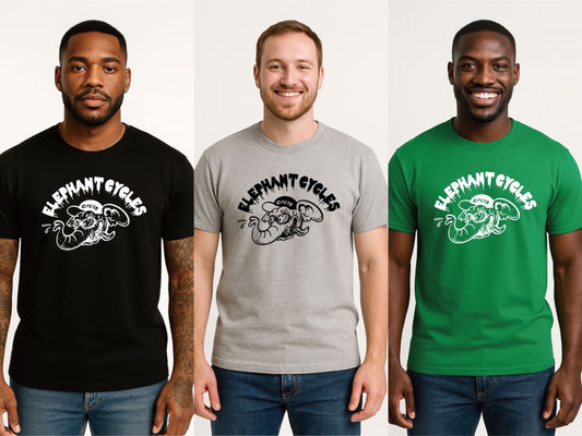 ワル象 Tシャツ 3色 United Athle グリーン、グレー、ブラック