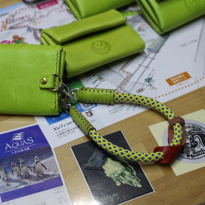 ロゴ付き sempre.leatherdesign コインケース “New Hippo" エレファントサイクル別注モデル