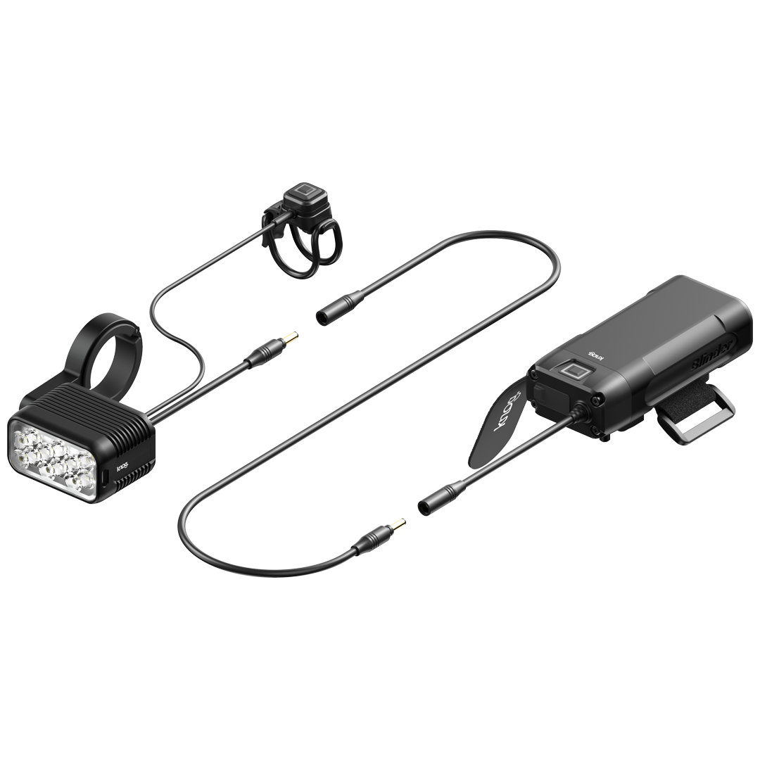 KNOG BLINDER X 2300 + 10000mAh BATTERY ノグ ブラインダーX 2300 自転車 ライト フロントライト 最大2300ルーメン 大容量バッテリー ロードバイク MTB グラベル