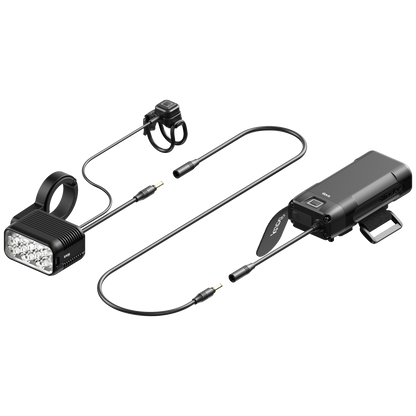 KNOG BLINDER X 2300 + 10000mAh BATTERY ノグ ブラインダーX 2300 自転車 ライト フロントライト 最大2300ルーメン 大容量バッテリー ロードバイク MTB グラベル