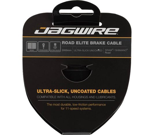 Jagwire Elite Ultra-Slick ブレーキインナーケーブル シマノ用 CBB06400 ロード用 ジャグワイヤー ステンレス ブレーキケーブル