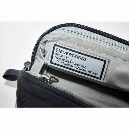 EVERGOODS CIVIC ACCESS POUCH 0.5L CAP0.5 ガジェットポーチ 小物収納 ポーチ テックポーチ トラベルポーチ ペンケース EDC 軽量