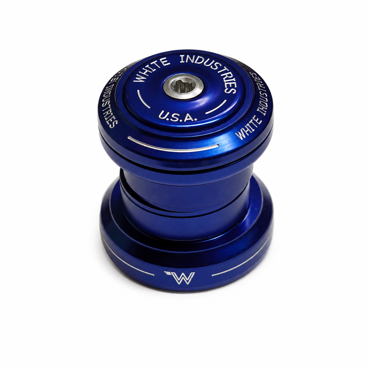 中古 WHITE INDUSTRIES EC34/EC34 Headset ブルー 1-1/8 ヘッドセット 美品 ホワイトインダストリーズ