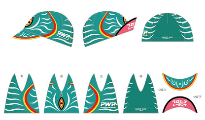 プロレスレーシング メッシュ サイクル キャップ