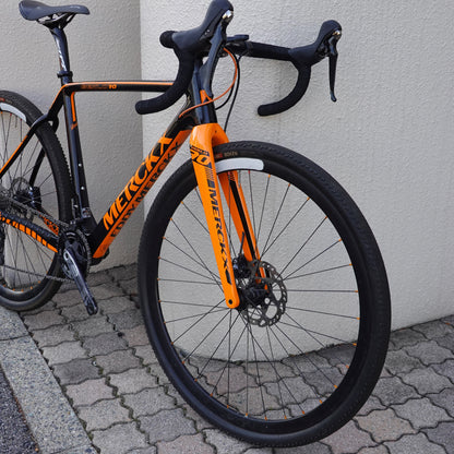 【委託販売・中古】 エディ・メルクス Eeklo70  スルーアクスル／フラットマウント化 フルカーボンCXバイク ele1645