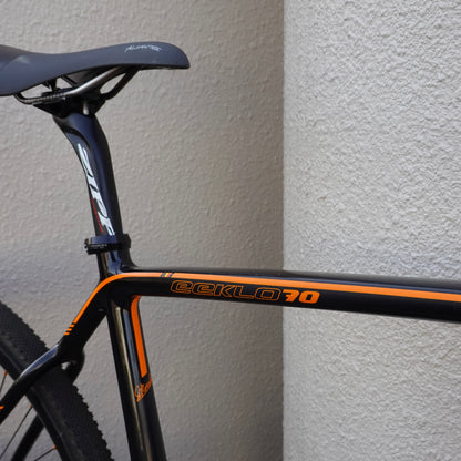 【委託販売・中古】 エディ・メルクス Eeklo70  スルーアクスル／フラットマウント化 フルカーボンCXバイク ele1645