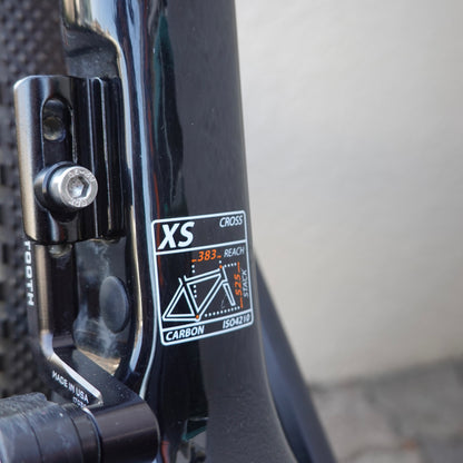 【委託販売・中古】 エディ・メルクス Eeklo70  スルーアクスル／フラットマウント化 フルカーボンCXバイク ele1645