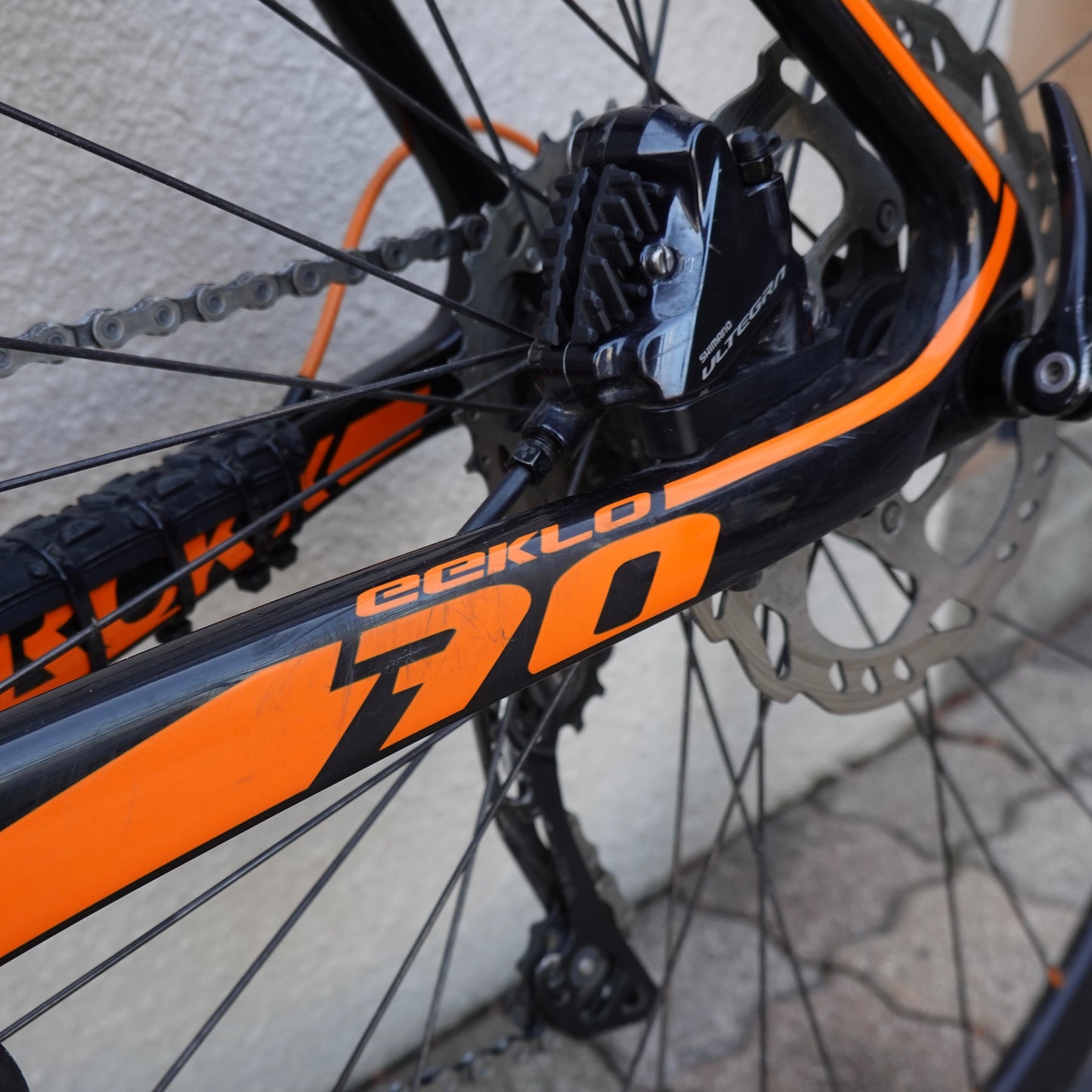 【委託販売・中古】 エディ・メルクス Eeklo70  スルーアクスル／フラットマウント化 フルカーボンCXバイク ele1645