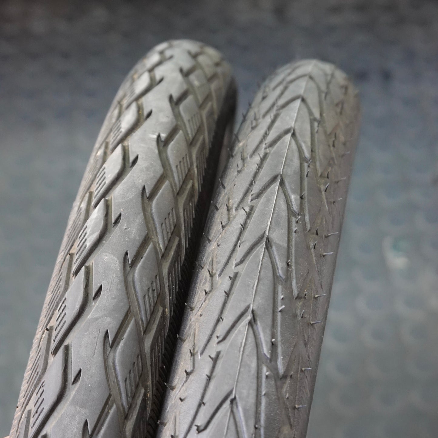 【私物中古】birdy専用 SCHWALBE 前後タイヤ・チューブセット マラソンレーサー／マラソン18×1.65（廃盤）クリックバルブ仕様