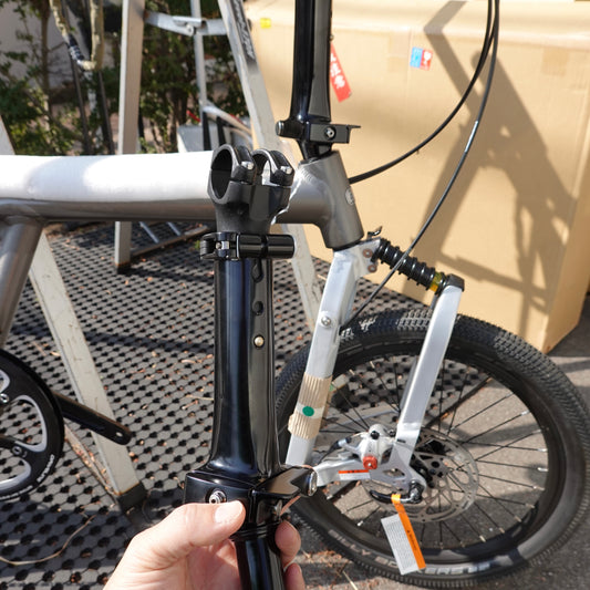 birdy（バーディー）アジャスタブルステム 21 純正 前出し 10cmコラムカット済み 当店オリジナル加工 ポジション改善 低身長向け