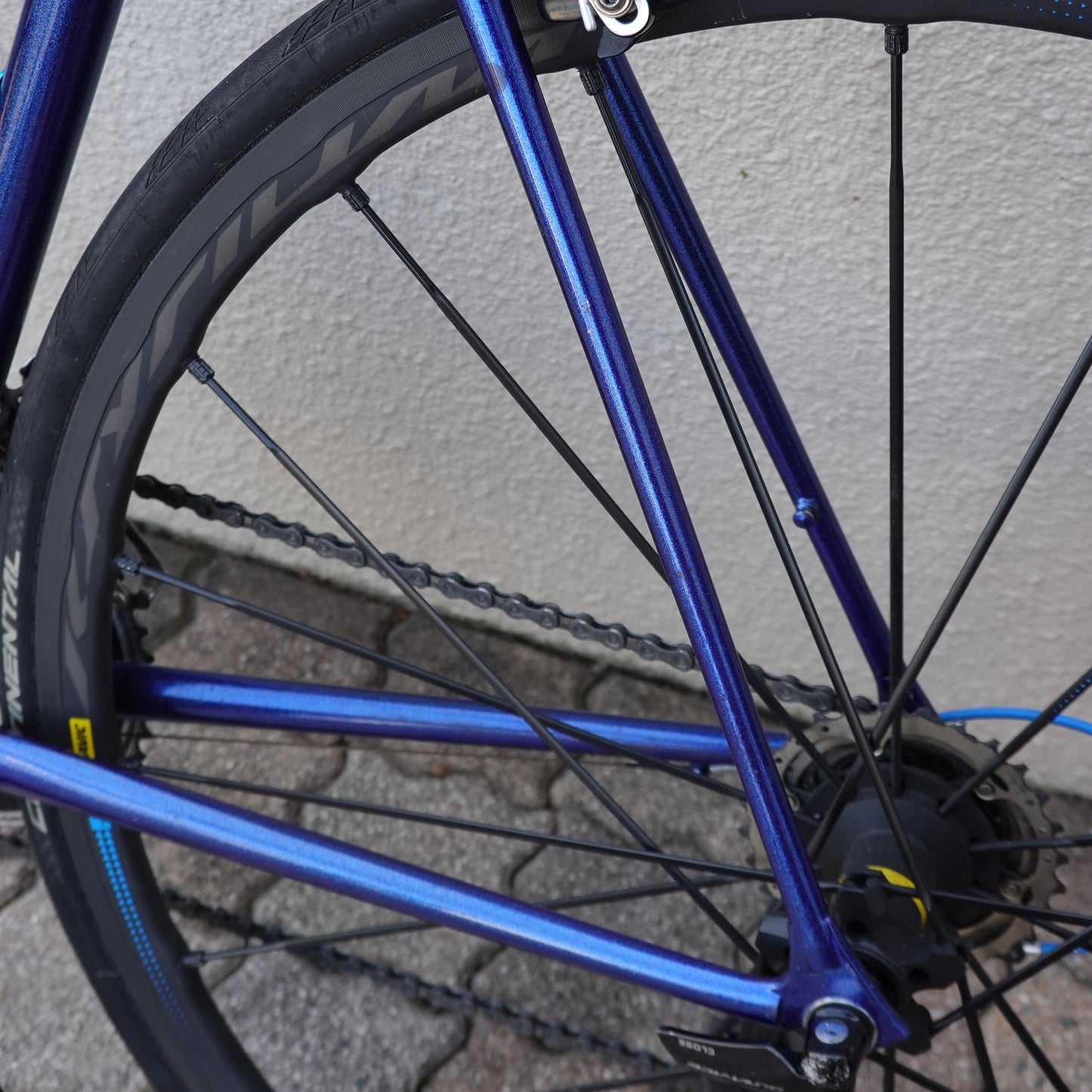 【委託販売・中古】BRIDGESTONE ANCHOR RNC7 530サイズ ネオコット クロモリロード｜再塗装ベースにもおすすめ｜全国発送可 ele1682