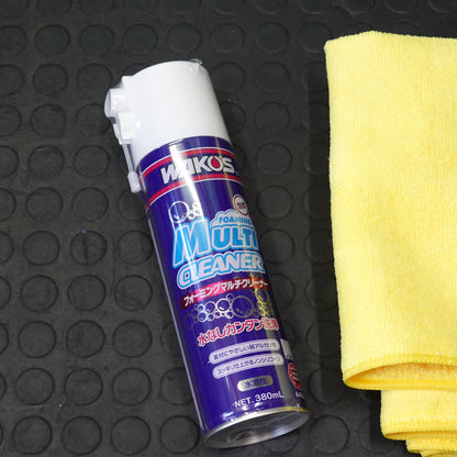 ワコーズ フォーミングマルチクリーナー＋マイクロファイバータオル3枚セット 自転車 洗車 フレーム清掃 WAKO’S ウエス付き elephant cycle オリジナル