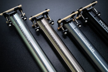 WOODMAN ウッドマン Post GT2 シートポスト birdy バーディー 対応 34.9mm 600mm 軽量 アルミ 300g ゼロオフセット 折りたたみ自転車 ミニベロ カスタムパーツ