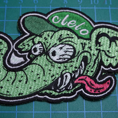 エレファントサイクル オリジナル ワル象 ワッペン 大 小 刺繍ワッペン アイロン接着 送料無料  商品説明案