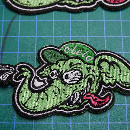 エレファントサイクル オリジナル ワル象 ワッペン 大 小 刺繍ワッペン アイロン接着 送料無料  商品説明案