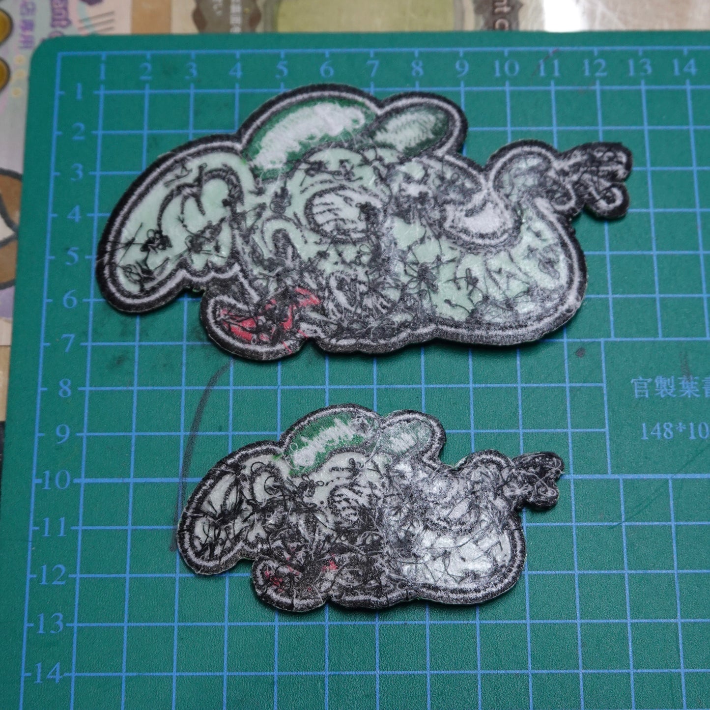 エレファントサイクル オリジナル ワル象 ワッペン 大 小 刺繍ワッペン アイロン接着 送料無料  商品説明案