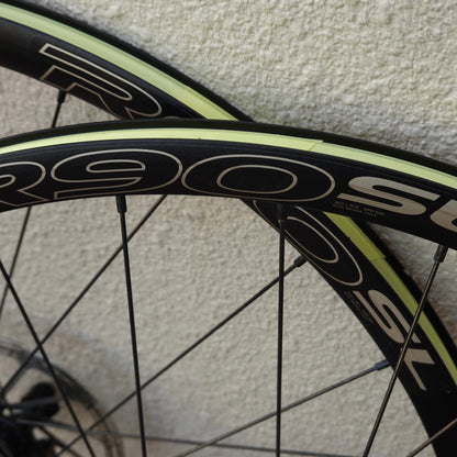 中古ホイール 前後セット VELOCITYハブ EASTONリム ディスクブレーキ クイック対応 700C