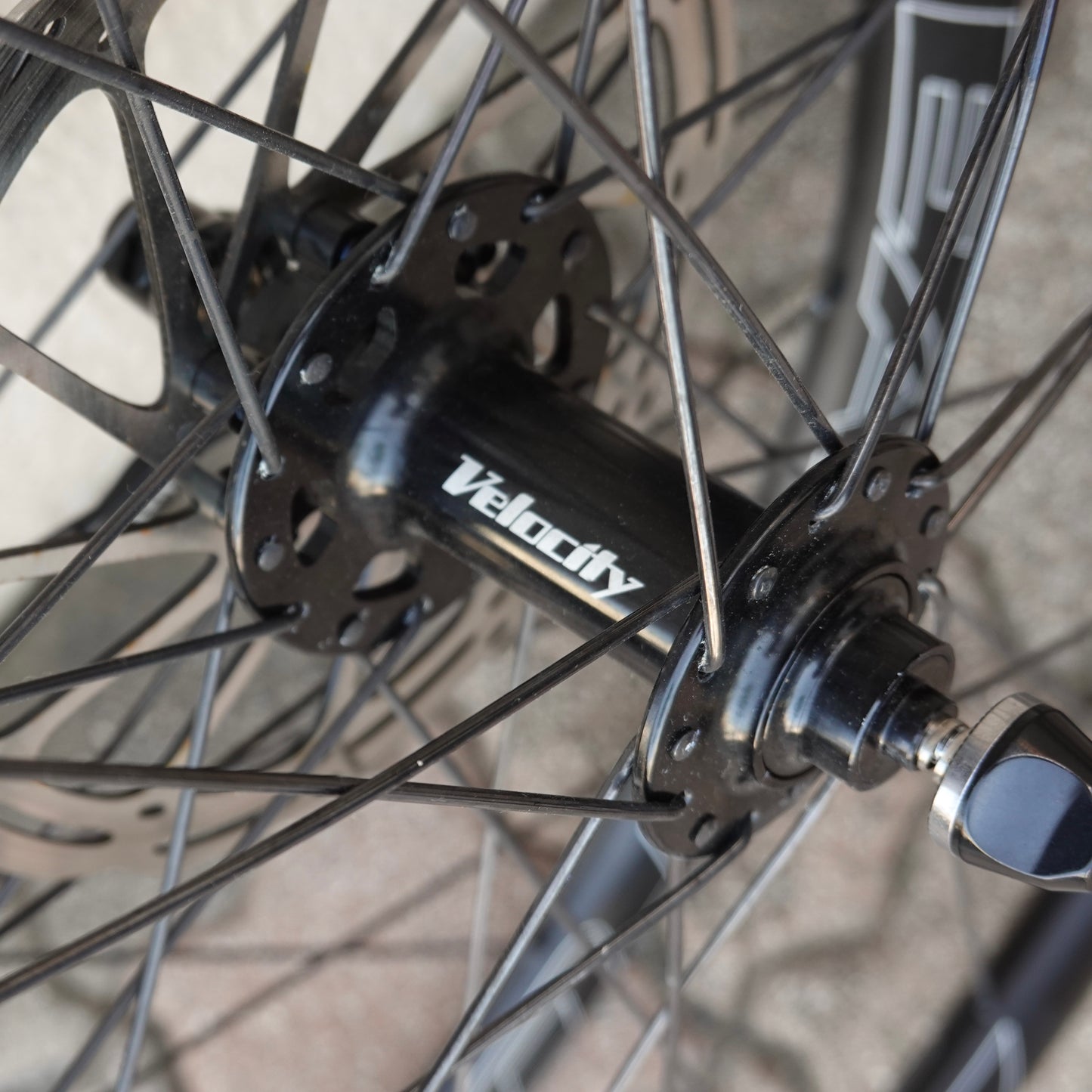 中古ホイール 前後セット VELOCITYハブ EASTONリム ディスクブレーキ クイック対応 700C