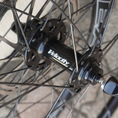中古ホイール 前後セット VELOCITYハブ EASTONリム ディスクブレーキ クイック対応 700C