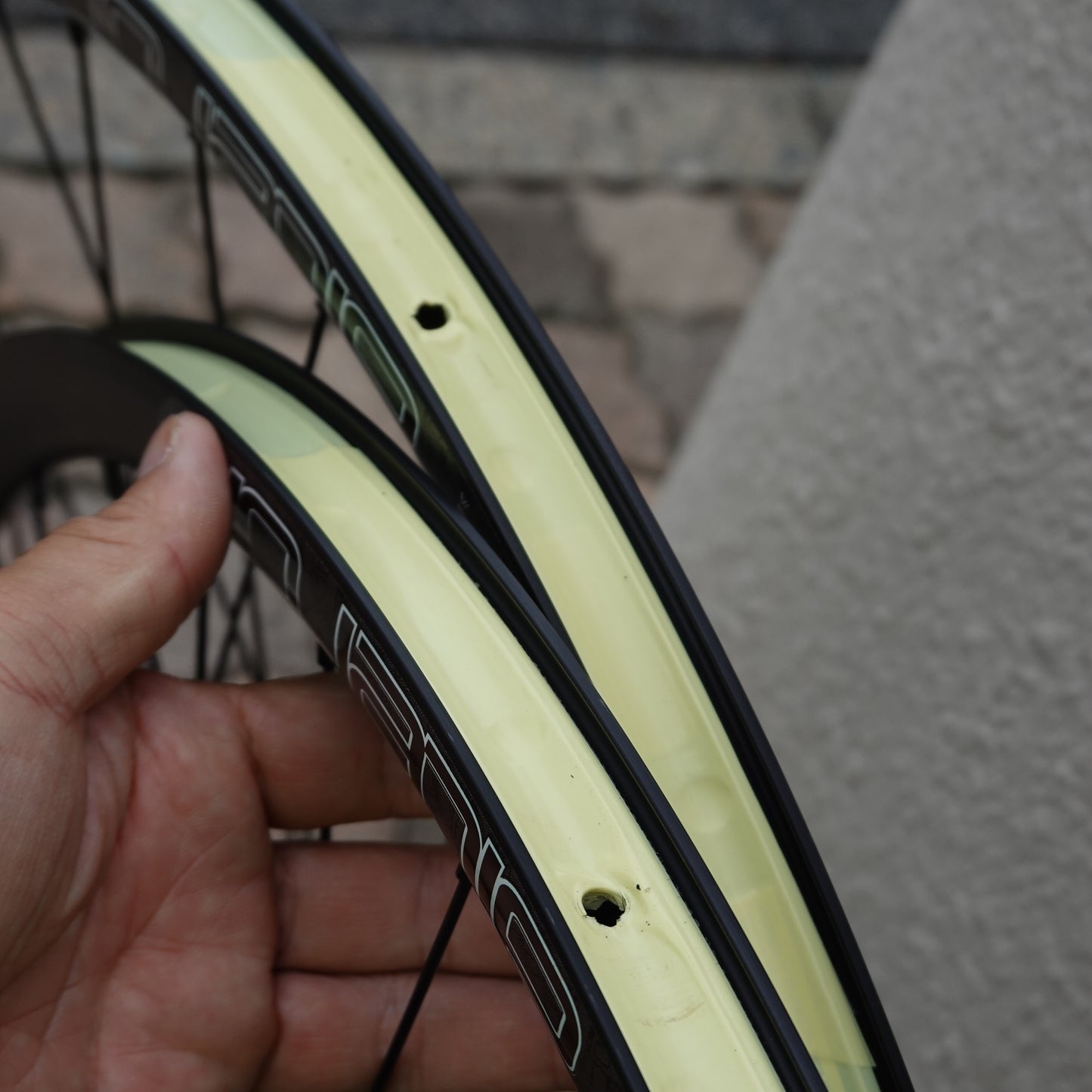 中古　クリスキング R45 DISC × ベロシティ Aileron（イルロン）700C 前後セット