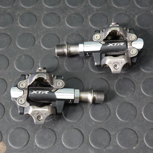 中古 SHIMANO PD-M9100 XTR SPDペダル 左右セット 美品