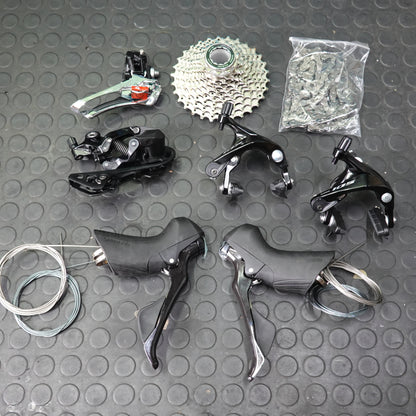 未使用 SHIMANO 105 R7000 2×11速 コンポーネントセット ブラック ST-R7000/BR-R7000/FD-R7000/RD-R7000 箱なし