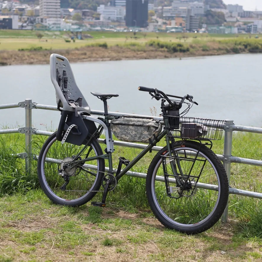 【私物中古】narifuri CF01 Ver 2（Clear Olive）Lサイズ　フレーム＋フォーク