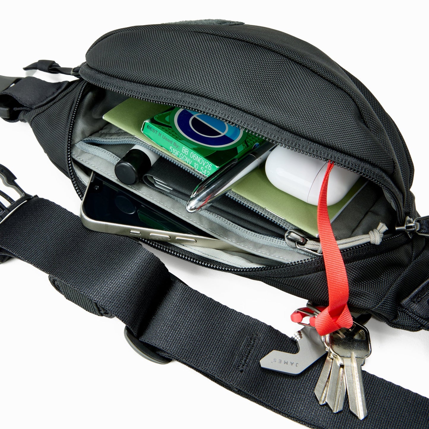EVERGOODS CIVIC ACCESS SLING 1L CAS1 スリングバッグ ボディバッグ ショルダーバッグ 1L 軽量 撥水 メンズ レディース ブラック