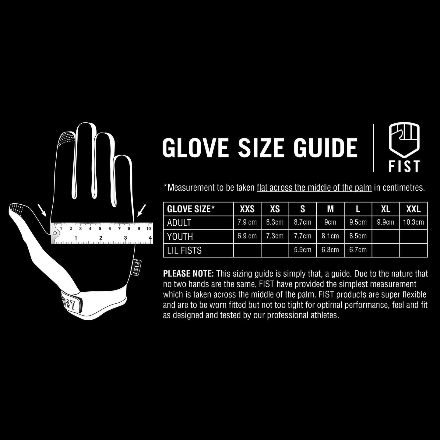 FIST BLACK STOCKER GLOVE YOUTH