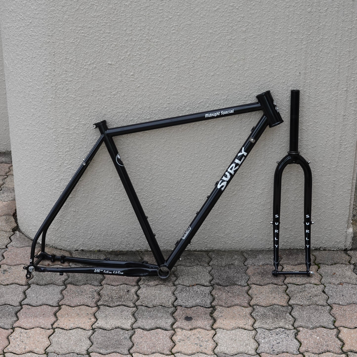 中古 SURLY Midnight Special 50サイズ フレーム・フォークセット ブラック