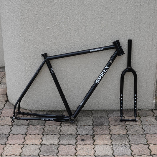 中古 SURLY Midnight Special 50サイズ フレーム・フォークセット ブラック